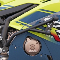 Accessoires de modification de moto en acier au carbone noir mat, pare-chocs anti-chute 500RR pour Zhang Xue, état neuf
