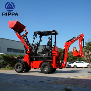 Rippa thương hiệu hàng đầu Trung Quốc 2ton 2.5ton phía trước loader Máy xúc mini 4WD backhoe loader sử dụng với 5 tấn xếp tải - Product Image 4
