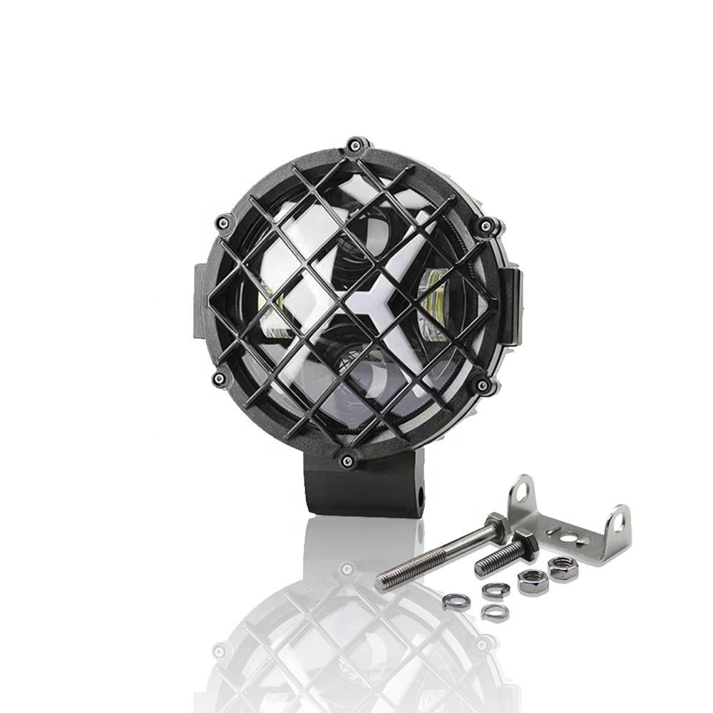 Super Bright 7 Inch Round LED Work Lamp DRL Driving Light for 12V 24V 4x4 Truck ATV Offroad Spotlight for Cars