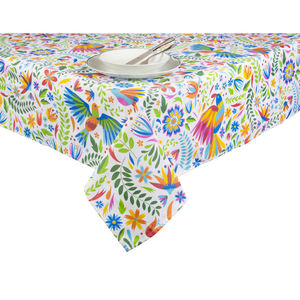 Tovaglia Excelsa con Fiori Messicani in Cotone 140x180 Cm Multicolore - Product Image 3