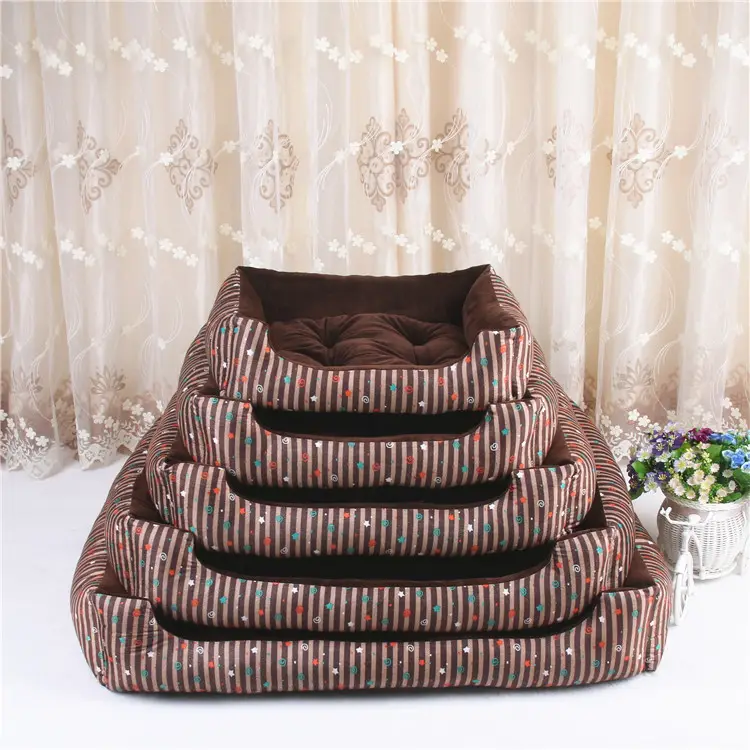 Canapé à coussin lavable pour chat, lit de créateur pour chien, canapé orthopédique en mousse à mémoire de forme, traversin pour animaux de compagnie, lits pour chiens de taille moyenne et grande