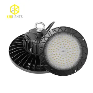 창고 공항 항구를 위한 Kinlights OEM 100W UFO 높은 만 빛 140lm/w ip65 산업 램프