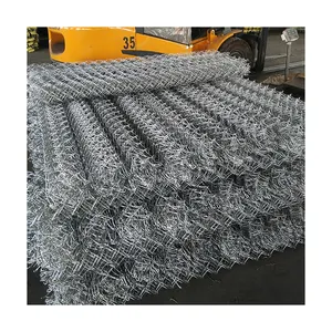 Cyclone Wire Mesh 2 Chain Linked Fence Materials Chain Link Fence Pvc Coated Rolls