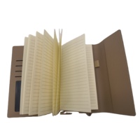 2024 Venta directa de fábrica A6 Cuaderno punteado de cuero de tapa dura