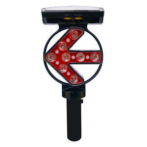 Luz de Advertencia de Tráfico Solar con 16 LED, Material ABS/PC, 150x66x336mm, con Luz Intermitente y Película Reflectante 3M, IP66 - Product Image 2