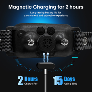 디지털 디스플레이가있는 새로운 업그레이드 된 컬러 스크린 수피 제어 방지 개 수피 칼라 없음 - Product Image 4