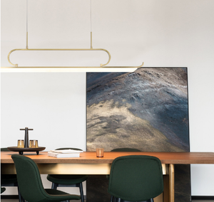 Luminaire suspendu LED Zen long moderne pour salle à manger, lampes LED de luxe - Product Image 5