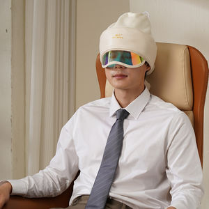 電気加熱アイセラピータコヘッドマッサージャー空気圧縮ヘルメットリラックス頭皮マッサージ - Product Image 4