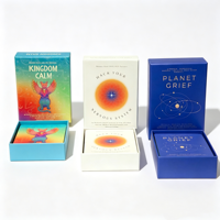 Cartes de tarot personnalisées avec des affirmations positives - Cartes de poker et cartes cadeaux durables et écologiques dans un emballage en boîte/sac