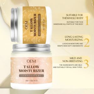 Crema Facial Personalizada OEM con Logotipo Privado, Bálsamo Hidratante de Sebo para el Cuidado de la Piel, para Todo Tipo de Piel, con Ingredientes de Niacinamida y Aceite de Oliva - Product Image 4