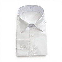 Kemeja Pria Formal Oxford 100% Katun, Ukuran Sesuai Pesanan, Perawatan Mudah, Kerah Tinggi, 2 Kancing, Lengan Panjang