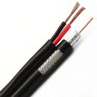 Cu Coaxial CCTV Cámara Video Cable de alimentación RG6 RG59 RG11 CCS Cables de comunicación con aislamiento de PVC