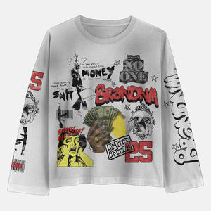 Camiseta Casual de Manga Corta para Hombre, Personalizada con Estampado DTG, 100% Algodón, Gruesa, Térmica, de Punto Waffle, Talla Grande - Product Image 2