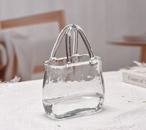 Sac à main créatif en verre sac à boisson sac à main en forme de vase jus de vin tasse à boire sac fruits <span class=keywords><strong>cocktail</strong></span> ensemble de verres - Product Image 5