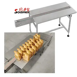 Solidpack high speed 500ml motor oil automatic bottle feeding conveyor collecting table