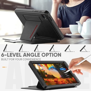 Custodia per <span class=keywords><strong>Samsung</strong></span> <span class=keywords><strong>Galaxy</strong></span> <span class=keywords><strong>Tab</strong></span> <span class=keywords><strong>A7</strong></span> <span class=keywords><strong>Lite</strong></span> 8.7 pollici T220 T225 2021 custodia per Tablet con fibbia magnetica Flip in pelle PU antiurto - Product Image 2