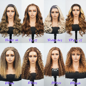 Peluca de <span class=keywords><strong>pelo</strong></span> indio crudo Color Marrón <span class=keywords><strong>castaño</strong></span> suelto rizado prearrancado línea de cabello transparente encaje frontal pelucas de cabello humano virgen - Product Image 5