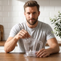 Cafetière à filtre incassable de 500 ml avec filtre détachable, distributeur automatique de café pour la maison et le café