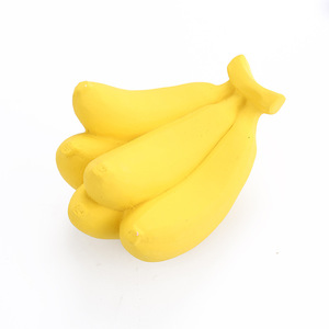 Jouet couineur en latex écologique en forme de banane pour chiens, utilisation intérieure, durable, fonctionnement manuel, design réaliste - Product Image 1