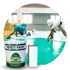 Epoxy mortar flat floor paint workshop basement durable and wear-resistant for cement floor paint