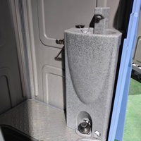 Toilettes mobiles en plastique HDPE, toilettes portables modernes, sanitaires portables pliables, utilisation en extérieur sur chantier, location de WC