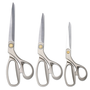 Lu Ban's Work Tailor Scissors Stainless Steel Blades Zinc Alloy <b>Handle</b> For Fabric And Paper Cutting - Product Image 2