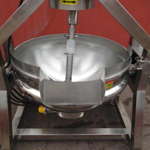 自動傾斜惑星ガス電気食品調理機ソースジャケットケトル工業用調理ポットミキサー付き - Product Image 5