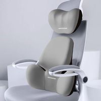 Ensemble appuie-tête et support lombaire élargis pour voiture, protection lombaire, support lombaire pour siège, coussin de voiture, coussin de dossier de voiture, soutien cervical