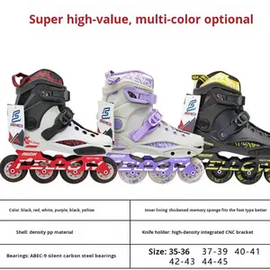 Patines de Ruedas Fenglun <span class=keywords><strong>FELLOW</strong></span> Dawn para Adultos, Hombres y Mujeres, Patinaje sobre Hielo para Principiantes, Estilo Libre Básico, Frenos Planos, Ruedas de PU - Product Image 5
