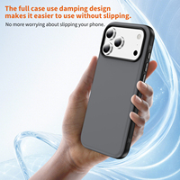 Coque de protection antichoc mate pour iPhone 17 Pro Max, compatible également avec iPhone 17 Air, 16E, 15 Pro – Sensation peau