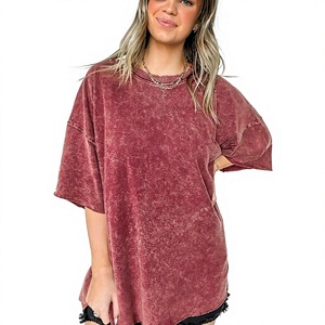 T-shirt en coton 100% à col rond pour femme, couleur unie, coupe ajustée, décontracté, logo brodé, écologique, respirant, exporté du Bangladesh - Product Image 5