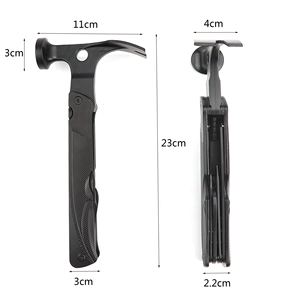 Đa Chức Năng Búa Công Cụ Ngoài Trời Với Pouch Cắm Trại Phụ Kiện Với Thước Dao Saw Còi Công Nghiệp 11 Trong 1 Tuốc Nơ Vít - Product Image 4