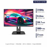 Monitor para Juegos de 24 Pulgadas, 310Hz 240Hz FHD 1080P |   Pantalla de Ordenador RGB de 0.2ms |   Pantalla sin Marco para Esports para Videojugadores Profesionales, Venta al por Mayor