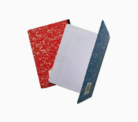 Cahier à couverture imprimée, 100 feuilles, reliure agrafée, papier pour carnet, fournitures scolaires, options multicolores