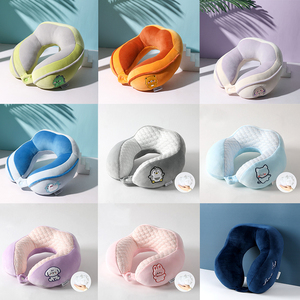 Cheap Spot Goods Custom Plush Fiber Fill <strong>Neck</strong> Travel <strong>Pillow</strong> With logo - Product Image 5