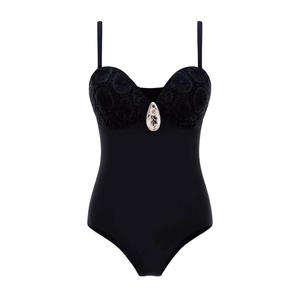 Costume da bagno intero taglie forti con controllo pancia, monokini sexy e coprente per la spiaggia SQ67680 - Product Image 2