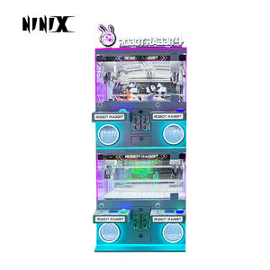 Equipo de entretenimiento Máquina de garra de premio que funciona con monedas Juguete 4 jugadores Máquina de garra Mini juguete Grúa Juego Máquina Expendedora de premios - Product Image 3