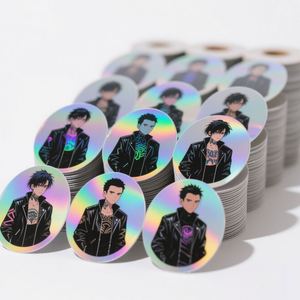 Customized Printing Product Packaging Self-adhesive Label <b>Stickers</b> Waterproof Vinyl logo <b>Stickers</b> <b>Roll</b> - Product Image 1