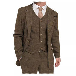 Trajes de Hombre Personalizados al por Mayor, Traje de Negocios, Traje Casual Coreano, Chaqueta de Traje, Traje de Tres Piezas, Traje de Boda, Traje de Moda - Product Image 3