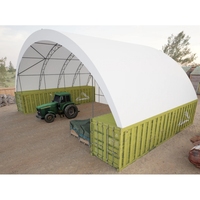 Abri dôme commercial en PVC imperméable 5040 à double treillis pour conteneur maritime