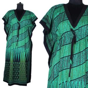 Hermosa impresión larga caftán - Product Image 1