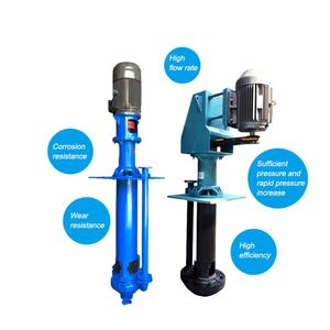 Pompes à boues verticales industrielles personnalisables de 1,5 CV avec turbine métallique résistante à la corrosion, pompe à sable ouverte pour centrifugeuse électrique de 1,5 CV - Product Image 2
