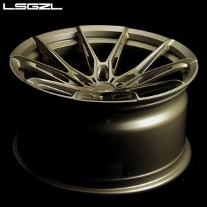 LSGZL Roue forgée en alliage d'aluminium concave profonde Jante noire Roues de voiture de tourisme pour Corvette C7 C8 - Product Image 4