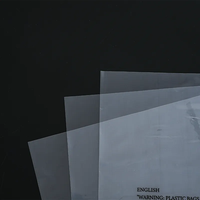 Grs recyclable 100% Pe emballage transparent housses de couette serviettes taies d'oreiller Crear plastique vêtement auto-adhésif sac