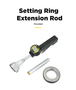 Micrómetro de Profundidad Asimeto con Resolución de 0.01, Pantalla Giratoria de 330 Grados, Equipado con Barra de Extensión para Aplicaciones en Múltiples Escenas - Product Image 6