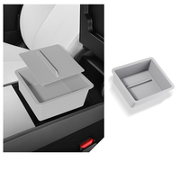 Vente chaude 3D ABS étanche à la poussière facile à nettoyer PVC Pad Version accoudoir boîte boîte de rangement pour Tesla nouveau modèle 3/Y
