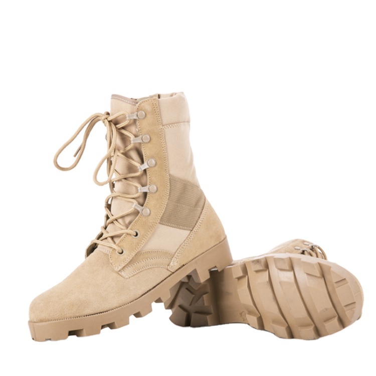 YAKEDA Tactical Men Shoes Boots Zipper