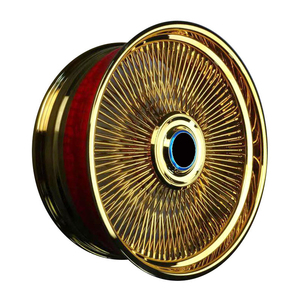 Cerchi a Raggi Personalizzati da 14-22 Pollici con Dischi di Bloccaggio 5x120, Cerchi a Raggi per Restauro Auto Classiche e Costruzione Personalizzata - Product Image 1