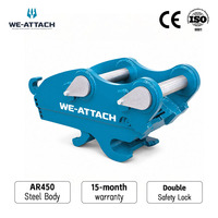 Acoplador Rápido Hidráulico Personalizado de Alta Calidad We-Attach WQC02, ¡Gran Venta! Componente Central del Fabricante para Excavadoras de 2.5-4T