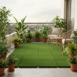 Gazon artificiel auto-scellant pour balcon et jardin, crée un gazon simulé - Product Image 1